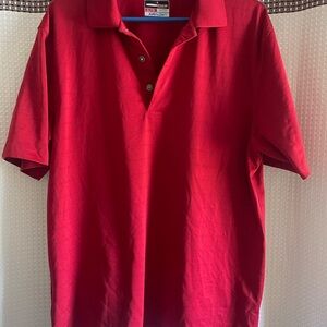 Grand Slam Vibrant Red Polo Shirt